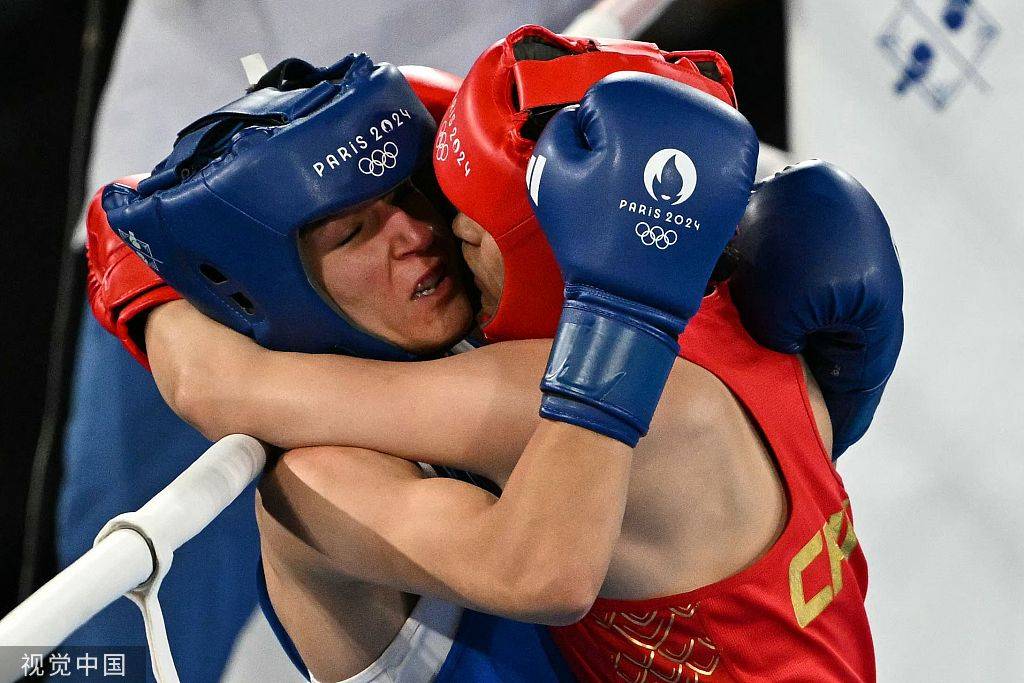德国代表队在拳击比赛中取得胜利