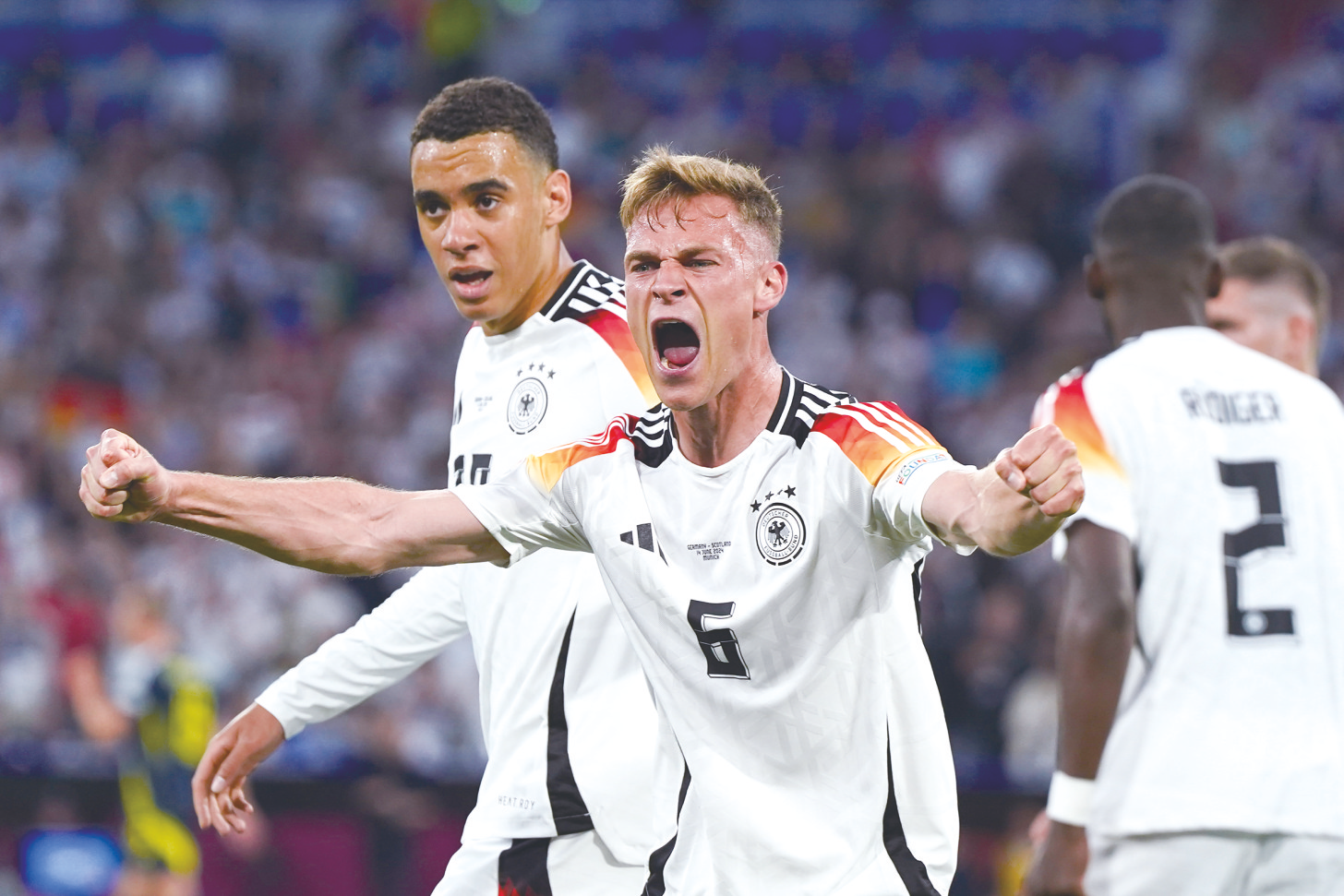 德国代表队在拳击比赛中取得胜利