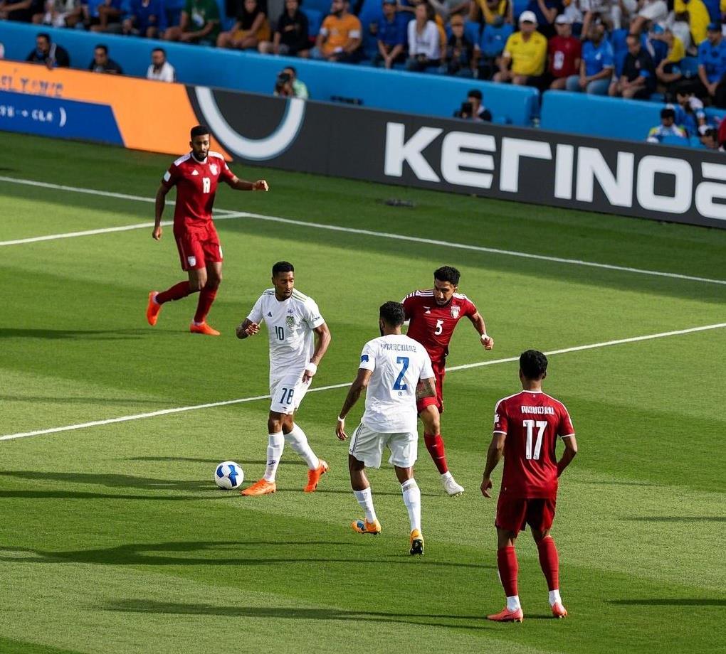 世界各地球队在盛大比赛中争夺殊荣